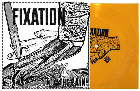 FIXATION "Into The Pain" EP (War) Gold Flexi